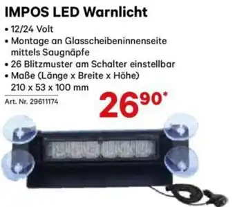 Lagerhaus IMPOS LED Warnlicht Angebot