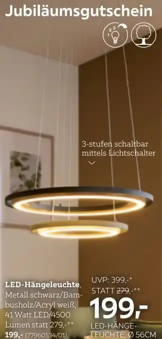 XXXLutz LED-Hängeleuchte Angebot
