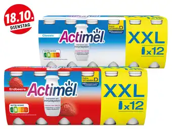 Lidl Danone Actimel versch. Sorten Lidl 12 Stück 1 Packung Angebot