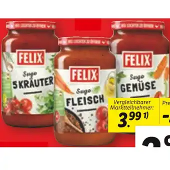 Lidl Felix Sugo verschiedene Sorten Lidl 580 Gramm 1 Glas Angebot