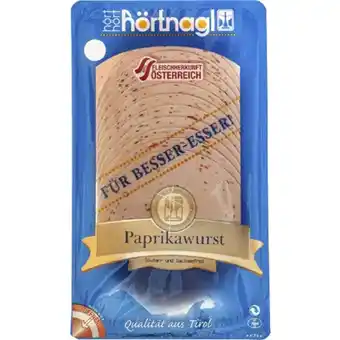 MPreis Hörtnagl Paprikawurst MPREIS 120 Gramm 1 Packung Angebot