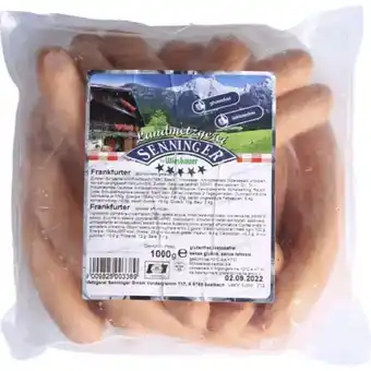 MPreis Senninger Frankfurter MPREIS 1 Kilogramm 1 Packung Angebot