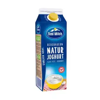 MPreis Tirol Milch Naturjoghurt MPREIS 1 Kilogramm 1 Packung Angebot