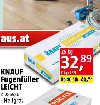 Bauhaus KNAUF Fugenfüller LEICHT Angebot