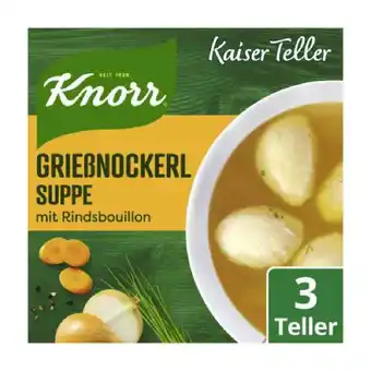 Unimarkt Knorr Bio oder Kaiserteller Suppe versch. Sorten Unimarkt 1 Beutel Angebot