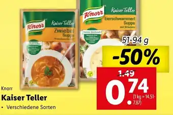 Lidl Kaiser Teller 51-94g Angebot