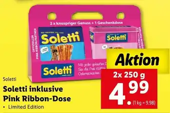 Soletti Inklusive Pink Ribbon-Dose 2x250g