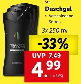 Lidl Duschgel 3x250 ml Angebot