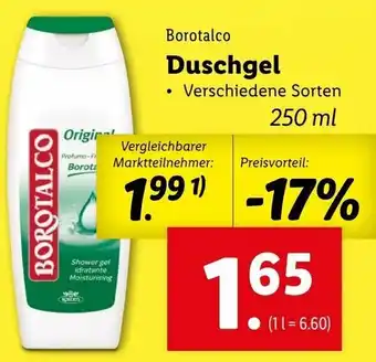 Lidl Duschgel 250ml Angebot