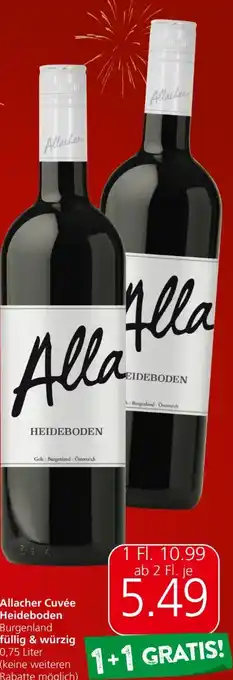 Spar Cuvée Heideboden Angebot