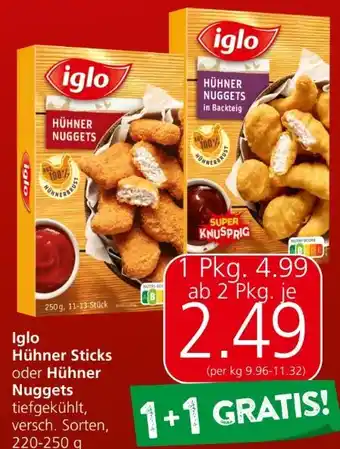 Spar Hühner Sticks Angebot