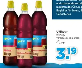 Unimarkt Unipur Sirup 1,5 l Angebot
