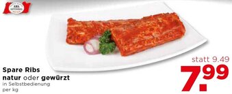 Unimarkt Spare Ribs Natur Oder Gewürzt Angebot