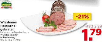 Unimarkt Wiesbauer Polnische Gebraten 100 g Angebot
