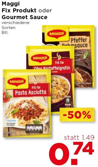 Unimarkt Maggi Fix Produkt Oder Gourmet Sauce Angebot