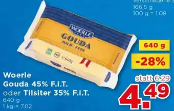 Unimarkt Woerle Gouda Mild-Fein 640 g Angebot