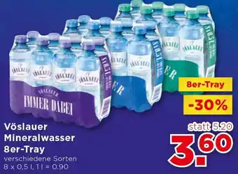Unimarkt Vöslauer Mineralwasser 8er-Tray Angebot