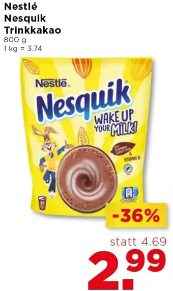 Unimarkt Nestlé Nesqulk Trinkkakao 800g Angebot