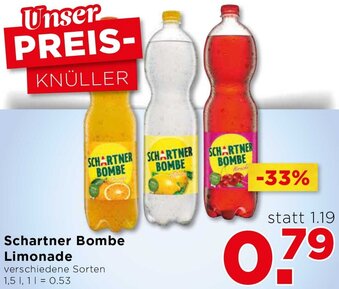 Unimarkt Schartner Bombe Limonade Angebot