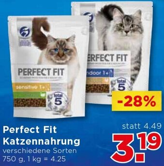 Unimarkt Perfect Fit Katzennahrung 750 g Angebot