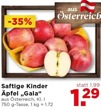 Unimarkt Saftige Kinder Äpfel Gala 750 g Angebot