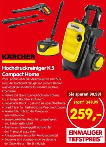 Interspar Karcher Hochdruckreiniger K5 Compact Home Angebot