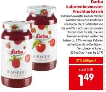 Interspar Darbo Kalorienbewusster Fruchtaufstrich Angebot
