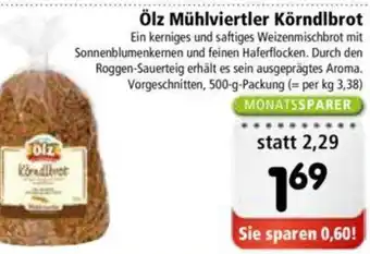 Interspar Ölz Mühlviertler Körndlbrot Angebot