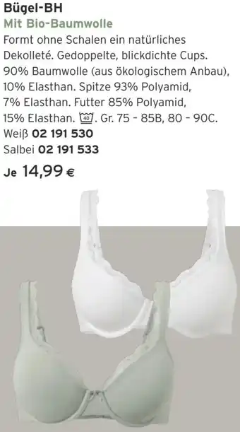 Tchibo Eduscho Bügel-BH Angebot