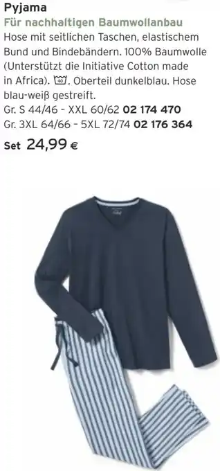 Tchibo Eduscho Pyjama Angebot