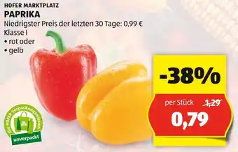Hofer PAPRIKA Angebot
