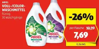 Hofer ARIEL VOLL-/COLOR-WASCHMITTEL Angebot