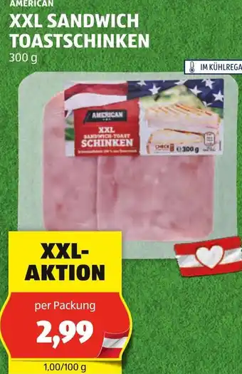 Hofer XXL SANDWICH TOASTSCHINKEN 300g Angebot