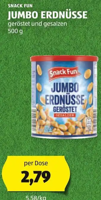 Hofer JUMBO ERDNÜSSE 500g Angebot