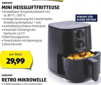 Hofer MINI HEISSLUFTFRITTEUSE Angebot