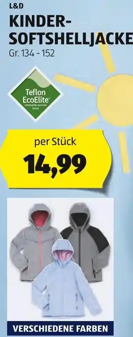 Hofer KINDER- SOFTSHELLJACKE Angebot
