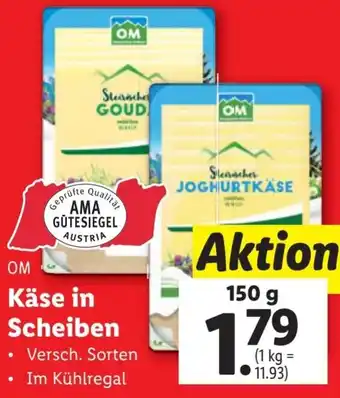 Lidl Käse in Scheiben Angebot