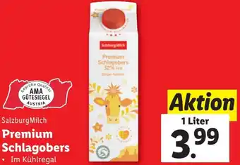 Lidl Premium Schlagobers Angebot