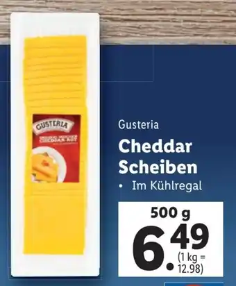 Lidl Cheddar Scheiben 500g Angebot