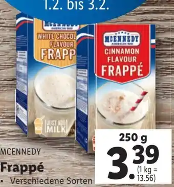 Lidl MCENNEDY Frappé 250g Angebot