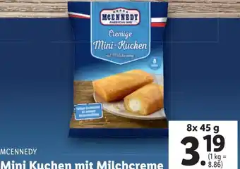 Lidl Mini Kuchen mit Milchcreme Angebot