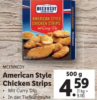 Lidl AMERICAN STYLE CHICKEN STRIPS 500g Angebot