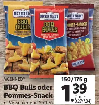 Lidl BBQ Bulls oder Pommes-Snack Angebot