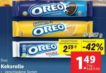 Lidl OREO Keksrolle Angebot
