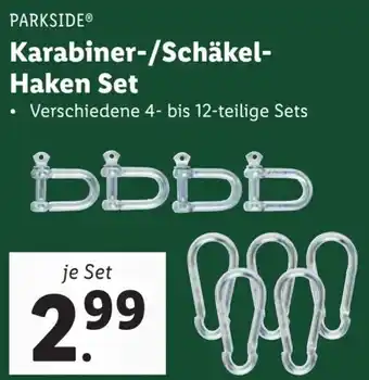 Lidl Karabiner-/Schäkel- Haken Set Angebot