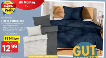 Lidl Fleece Bettwäsche Angebot
