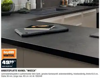 OBI ARBEITSPLATTE KAINDL , MOCCA Angebot