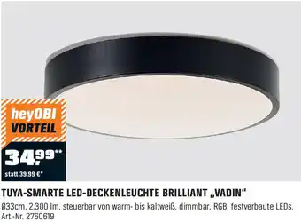 OBI TUYA-SMARTE LED-DECKENLEUCHTE BRILLIANT ,VADIN Angebot
