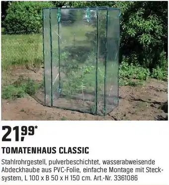 OBI TOMATENHAUS CLASSIC Angebot