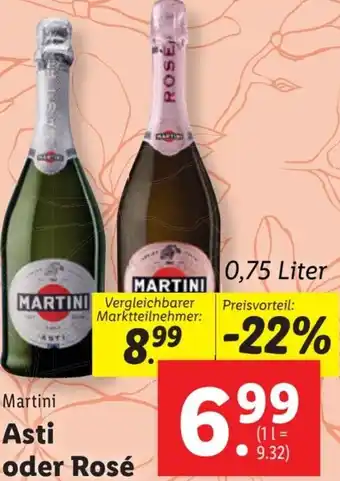 Lidl Asti oder Rosé Angebot